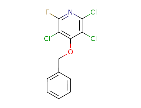 4-C6H5CH2O-2-F-3,5,6-Cl3C5N
