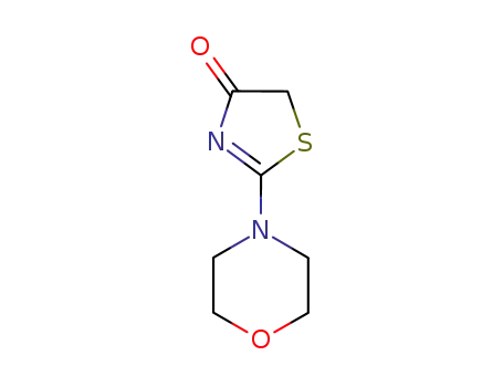 Molecular Structure of 16781-67-2 (2-MORPHOLIN-4-YL-1,3-THIAZOL-4(5H)-ONE)