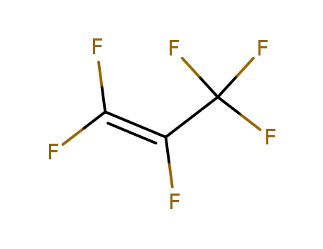 Molecular Structure of 116-15-4 (Perfluoro-1 -propene)