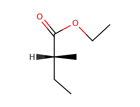 Molecular Structure of 40917-00-8 (Butanoic acid, 2-methyl-, ethyl ester, (R)-)
