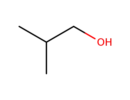 Molecular Structure of 78-83-1 (2-Methyl-1-propanol)