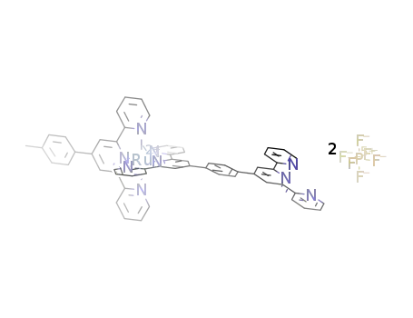 (4'-p-tolyl-2,2':6',2''-terpyridin)(1,4-bis(2,2':6',2''-terpyridin-4'-yl)benzene)ruthenium(II) hexafluorophosphate