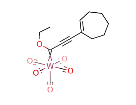 pentacarbonyl[3-(cyclohept-1-enyl)-1-ethoxy-2-propyn-1-ylidene]tungsten