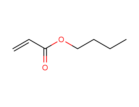 141-32-2,n-Butyl acrylate,Acrylicacid butyl ester (6CI,8CI);2-Propenoic acid butyl ester;BA 100PPM;Butyl2-propenoate;2-Propenoic acid, butylester;NSC 5163;