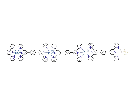 (Ru(C15H10N3)2C6H4)3(C15H11N3)(6+)*6PF6(1-)=[(Ru(C15H10N3)2C6H4)3(C15H11N3)](PF6)6