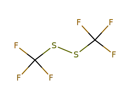 Molecular Structure of 372-64-5 (BIS(TRIFLUOROMETHYL)DISULFIDE)