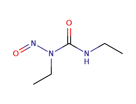 Molecular Structure of 49540-32-1 (1,3-diethyl-1-nitrosourea)