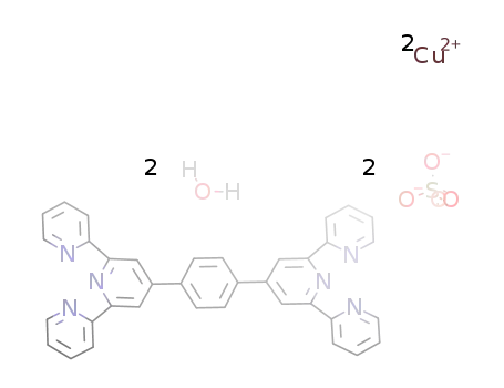 [Zn2(1,4-bis(2,2':6',2''-terpyridine-4-yl)benzene)(SO4)2]*2H2O