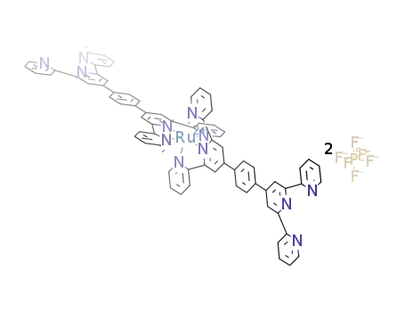 bis(1,4-bis(2,2':6',2''-terpyridin-4'-yl)benzene)ruthenium(II) hexafluorophosphate