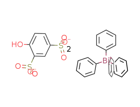 bis(tetraphenylbismuth) 4-hydroxybenzene-1,3-disulfonate