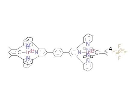 [(1,3-dipyridyl-4,6-dimethylbenzene(1-))Ir(tpy-ph-tpy)Ir(1,3-dipyridyl-4,6-dimethylbenzene(1-))](PF6)4