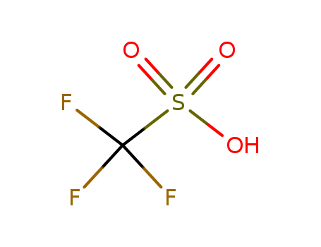 1493-13-6,Trifluoromethanesulfonic acid,Trifluoromethane sulfonic acid;Methanesulfonicacid, trifluoro- (6CI,7CI,8CI,9CI);Fluorad FC 24;Perfluoromethanesulfonicacid;Triflic acid;Trimsylate;