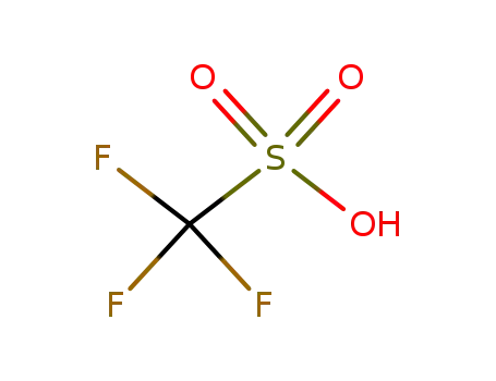 Molecular Structure of 1493-13-6 (Trifluoromethanesulfonic acid)