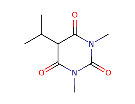 2,4,6(1H,3H,5H)-Pyrimidinetrione, 1,3-dimethyl-5-(1-methylethyl)- (9CI) cas  7358-62-5