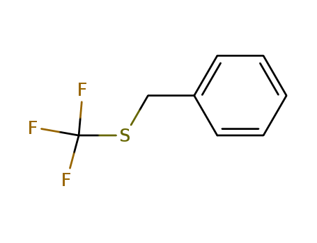 351-60-0,BENZYL TRIFLUOROMETHYL SULFIDE,Sulfide,benzyl trifluoromethyl (6CI,7CI,8CI); (Trifluoromethylthiomethyl)benzene;Benzyl trifluoromethyl sulfide