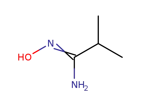 Molecular Structure of 35613-84-4 (N'-Hydroxy-2-methylpropanimidamide)