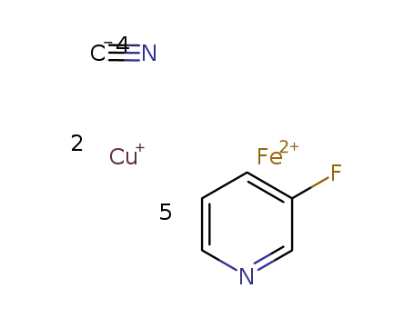 Fe(3-Fpy)2(Cu(3-Fpy)1.5(cyanide)2)2