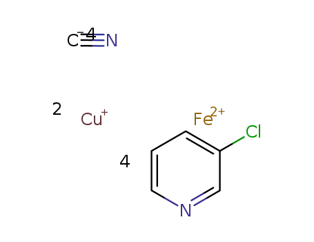 Fe(3-Clpy)2(Cu(3-Clpy)(cyanide)2)2