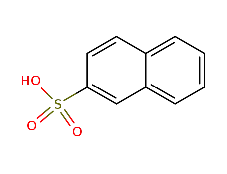 Molecular Structure of 120-18-3 (Naphthalene-2-sulfonic acid)