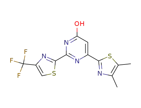 6-(4,5-dimethylthiazol-2-yl)-2-(4-trifluoromethylthiazol-2-yl)pyrimidin-4-ol