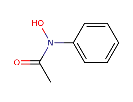 Molecular Structure of 1795-83-1 (N-hydroxy-N-phenylacetamide)