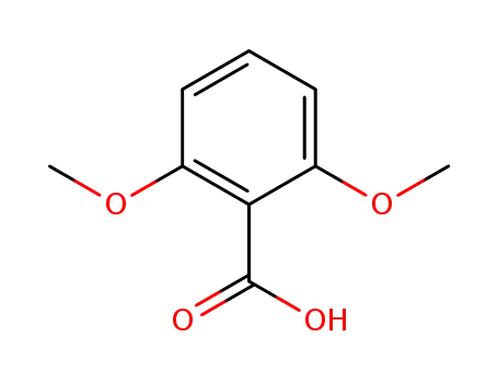 Molecular Structure of 1466-76-8 (2,6-Dimethoxybenzoic acid)