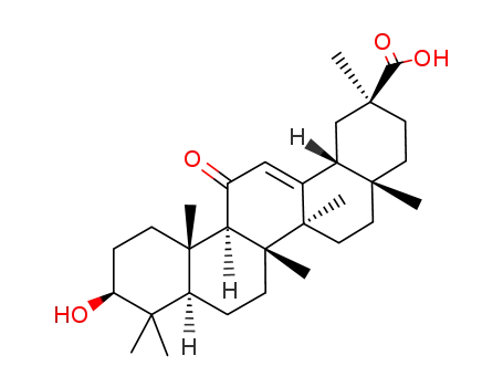 Molecular Structure of 471-53-4 (Enoxolone)