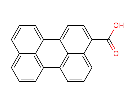 Molecular Structure of 7350-88-1 (3-Perylenecarboxylic acid)