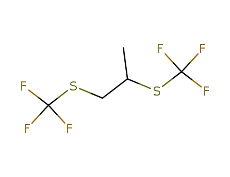 1,2-Bis-trifluoromethylsulfanyl-propane