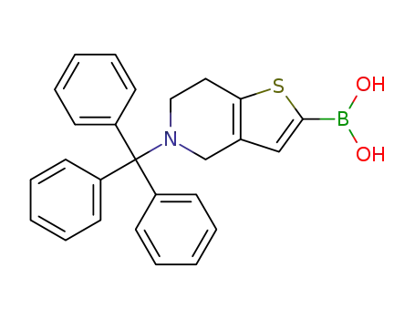 (5-trityl-4,5,6,7-tetrahydrothieno[3,2-c]pyridin-2-yl)boronic acid
