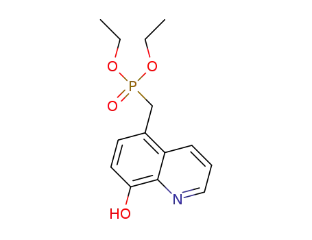 8-hydroxy-5-quinolylmethylphosphonic acid diethyl ester