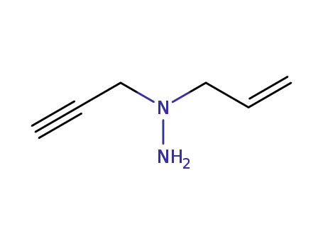 Molecular Structure of 54362-42-4 (Hydrazine, 1-(2-propenyl)-1-(2-propynyl)-)
