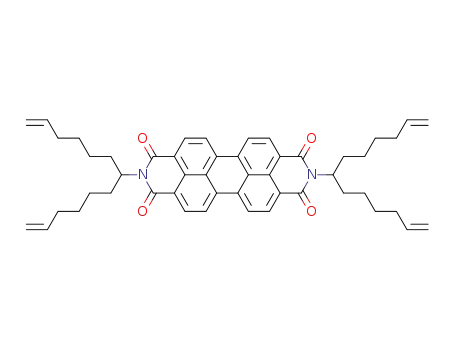N,N'-di(1,12-tridecadiene-7-yl)perylene-3,4,9,10,tetracarboxylic acid bisimide