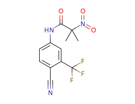 N-[4-cyano-3-(tri-fluoromethyl)phenyl]-2-methyl-2-nitropropanamide