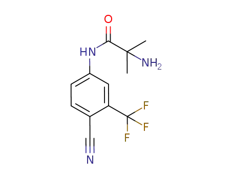 2-amino-N-[4-cyano-3-(trifluoromethyl)phenyl]-2-methylpropanamide