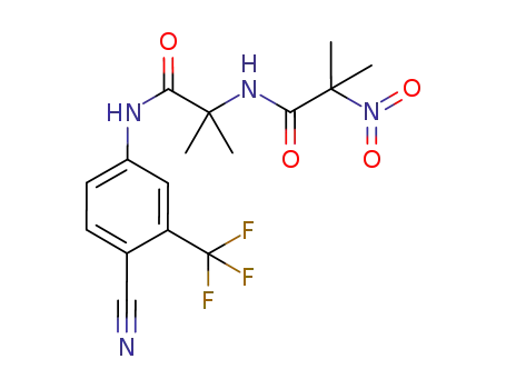 N-(1-{[4-cyano-3-(trifluoromethyl)phenyl]carbamoyl}-1-methylethyl)-2-methyl-2-nitropropanamide