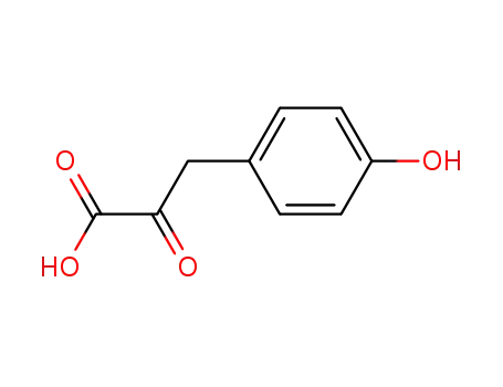 Molecular Structure of 156-39-8 (4-Hydroxyphenylpyruvic acid)