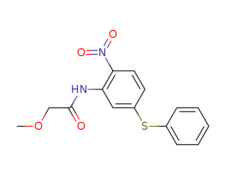 2-METHOXY-N-[2-NITRO-5-(PHENYLTHIO)PHENYL]ACETAMIDE