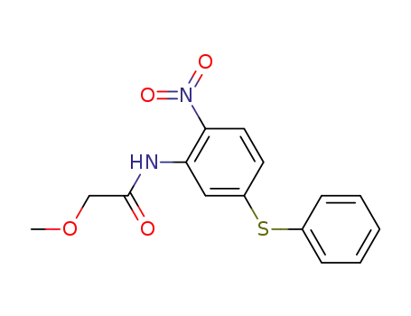 2-methoxy-N-(2-nitro-5-(phenylsulfanyl)phenyl)acetamide