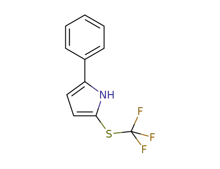2-phenyl-5-((trifluoromethyl)thio)-1H-pyrrole
