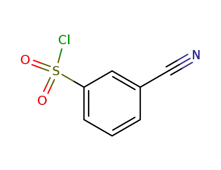 Molecular Structure of 56542-67-7 (3-Cyanobenzene-1-sulfonyl chloride)