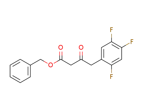 benzyl 3-oxo-4-(2,4,5-trifluorophenyl)butanoate