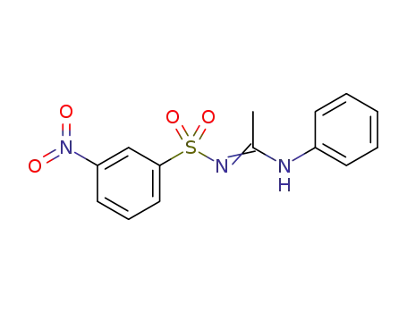 N'-((3-nitrophenyl)sulfonyl)-N-phenylacetimidamide