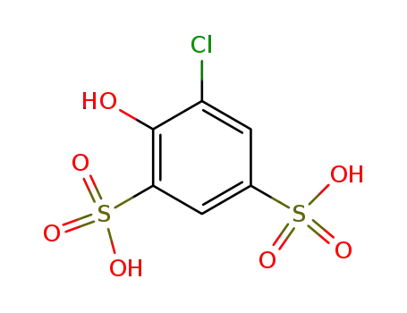 5-chloro-4-hydroxy-benzene-1,3-disulfonic acid
