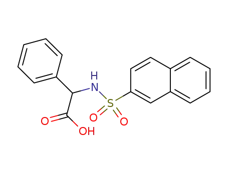 2-(2-naphthylsulfonamido)-2-phenylacetic acid