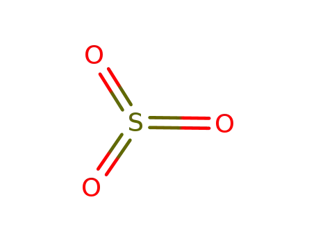 Molecular Structure of 7446-11-9 (Sulfur trioxide)
