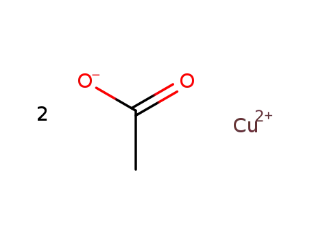 Molecular Structure of 142-71-2 (Cupric acetate)