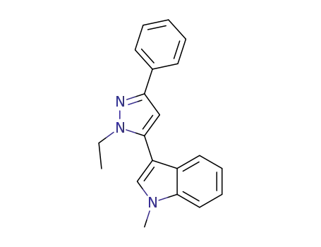 3-(1-ethyl-3-phenyl-1H-pyrazol-5-yl)-1-methyl-1H-indole