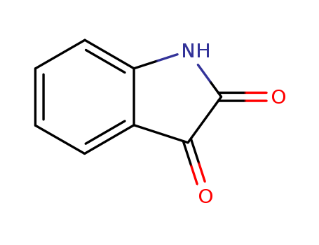 91-56-5,Isatin,Indole-2,3-dione(8CI);2,3-Dihydro-1H-indole-2,3-dione;2,3-Dihydroindole-2,3-dione;2,3-Diketoindoline;2,3-Dioxo-2,3-dihydroindole;2,3-Dioxoindoline;2,3-Indolindione;2,3-Indolinedione;Isatic acid lactam;Isatin;Isatine;Isatinic acid anhydride;NSC 9262;Pseudoisatin;o-Aminobenzoylformic anhydride;