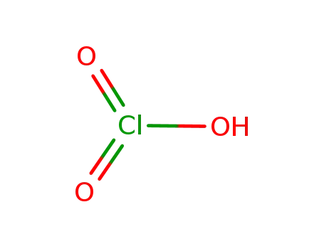 Molecular Structure of 7790-93-4 (Chloric acid)
